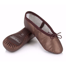  Freed 'Aspire' Adult WIDE Leather Ballet Shoes Brown