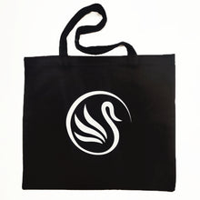  Silver Swans Heavy Tote Black