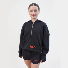  RAD Cropped Hoodie Black