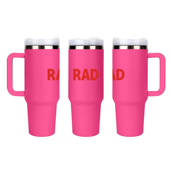 RAD Stainless Steel Sip Cup Fuchsia