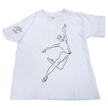  Leaping Male Childs Tee White