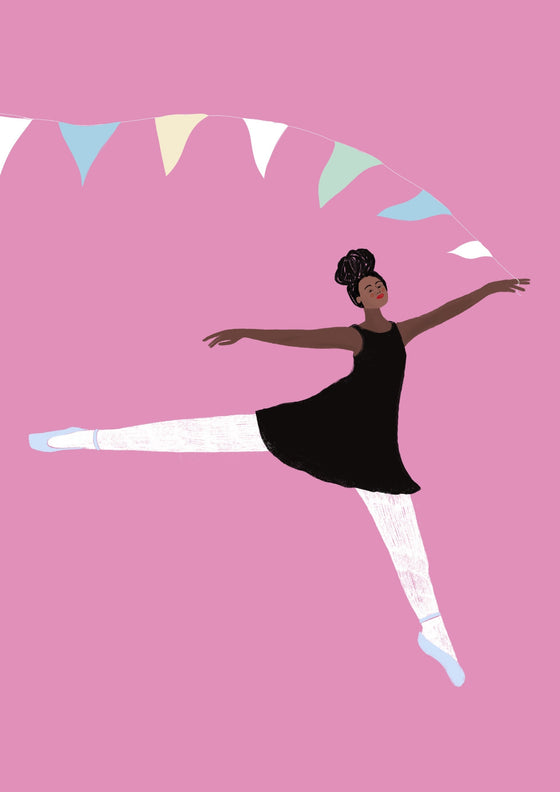 Ballet Girl Greeting Card