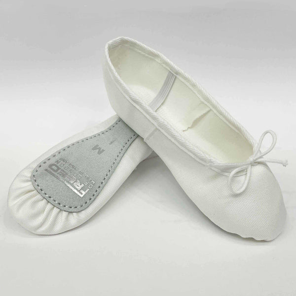 Freed Aspire White Canvas Mens Ballet Shoe